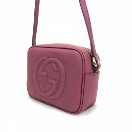 Gucci Soho Disco Bag Genuine Leather Claret Red