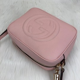 Gucci Soho Disco Bag Genuine Leather Powder