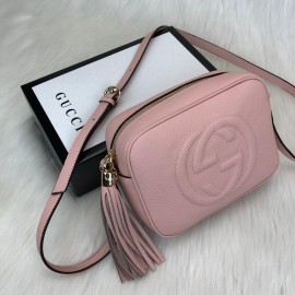 Gucci Soho Disco Bag Genuine Leather Powder