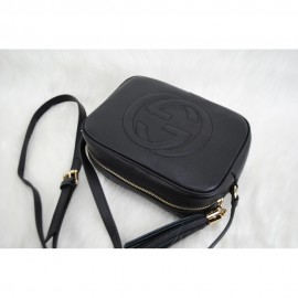 Gucci Soho Disco Bag Genuine Leather Black