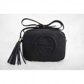 Gucci Soho Disco Bag Genuine Leather Black