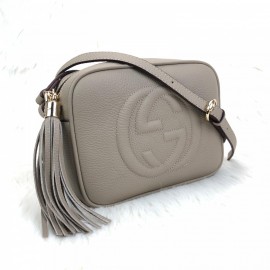 Gucci Soho Disco Bag Genuine Leather Mink