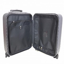 Gucci Supreme Trolley Suitcase Black Classic 55 