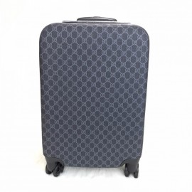 Gucci Supreme Trolley Suitcase Black Classic 55 