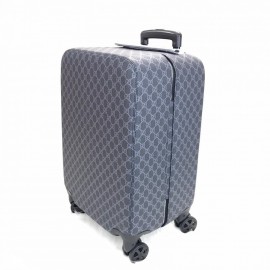 Gucci Supreme Trolley Suitcase Black Classic 55 