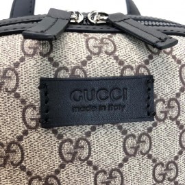 Gucci Supreme Canvas Backpack genuine leather backpack