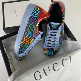 Gucci Ace Black GG Psychedelic Sneaker Blue