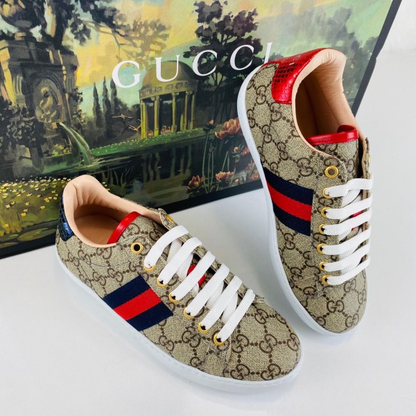 Gucci Supreme women Sneaker genuine leather 