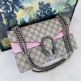 Gucci Dionysus genuine nubuck goat leather rose