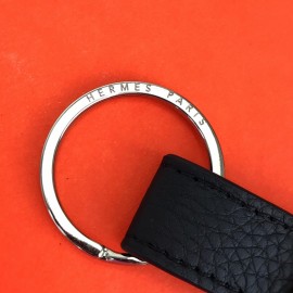 Hermes Key Chain Black 