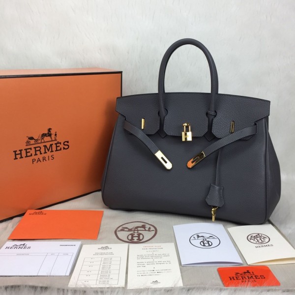 Hermes Birkin 35 Cm Smoked Gold