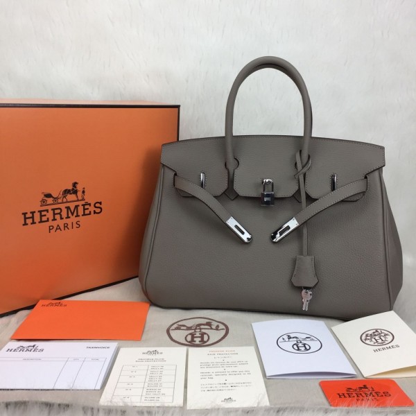 Hermes Birkin 35 Cm Sand Color Silver