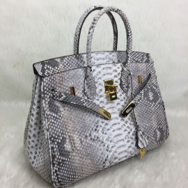 Hermes Birkin 35 Cm Python Genuine  Gold