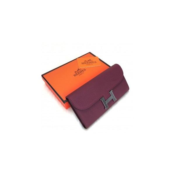 Hermes Constanance Claret Red