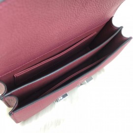 Hermes Costance Claret Red 24 Silver