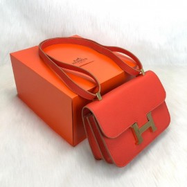 Hermes Costance Orange 24 Gold