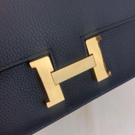 Hermes Costance Black 24 Gold