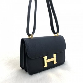 Hermes Costance Black 24 Gold