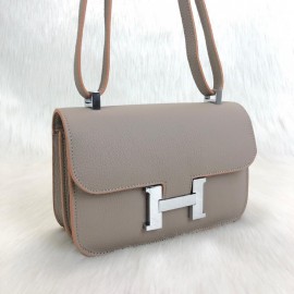 Hermes Costance Mink 24 Silver