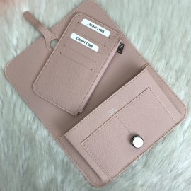 Hermes Dogon Wallet Powder Rose