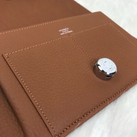 Hermes Dogon Wallet Tan Color