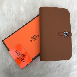 Hermes Dogon Wallet Tan Color