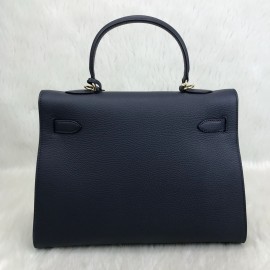 Hermes Kelly 28 Cm Dark Blue