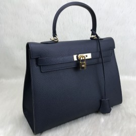 Hermes Kelly 28 Cm Dark Blue