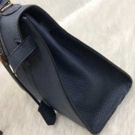 Hermes Kelly 28 Cm Dark Blue