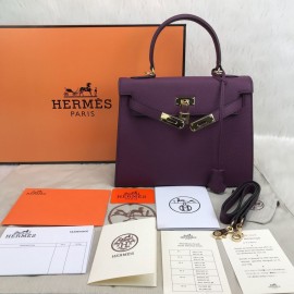 Hermes Kelly 28 Cm Lilac