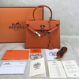 Hermes Kelly 28 Cm Orange