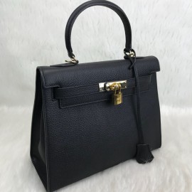 Hermes Kelly 28 Cm Black