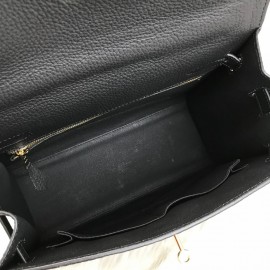 Hermes Kelly 28 Cm Black