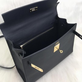 Hermes Kelly 32 Black Gold