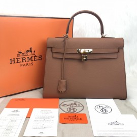 Hermes Kelly 32 Tan Color