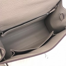 Hermes Kelly 32 Mink Silver