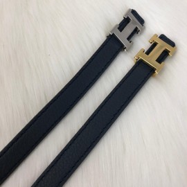 Hermes Belt Dark Blue 2 Cm 