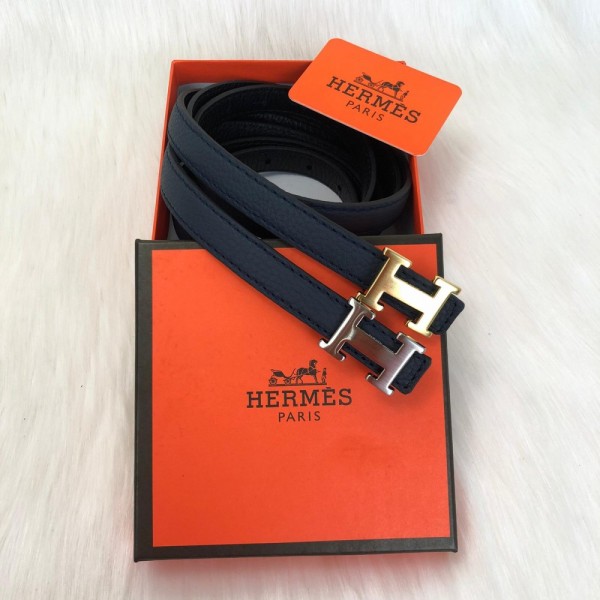 Hermes Belt Dark Blue 2 Cm 