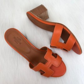 Hermes Oasis Sandals Orange