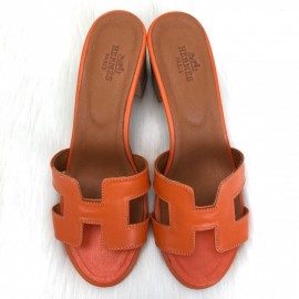 Hermes Oasis Sandals Orange