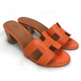 Hermes Oasis Sandals Orange