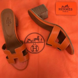 Hermes Oasis Sandals Orange