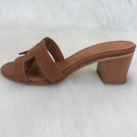 Hermes Oasis Sandals Tan Color