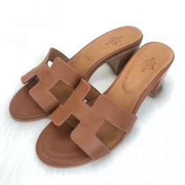 Hermes Oasis Sandals Tan Color