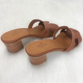 Hermes Oasis Sandals Tan Color