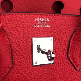 Hermes Birkin 35 100% genuine leather  Red