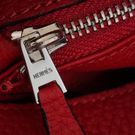 Hermes Birkin 35 100% genuine leather  Red