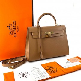 Hermes Kelly 28 100% genuine leather ladies handbags 3