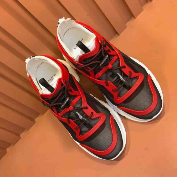 Givenchy Chunky Lace Up Trainers RED