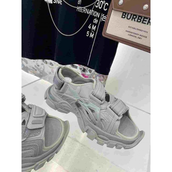 Balenciaga Track Sandal in Grey